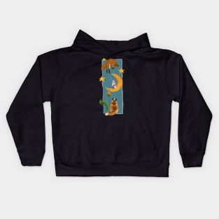 Dreamy foxes Kids Hoodie